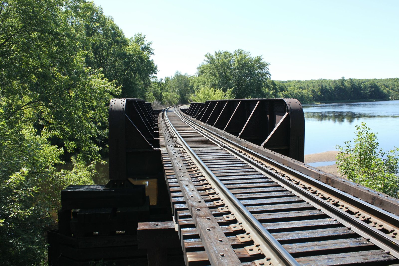 Looking south